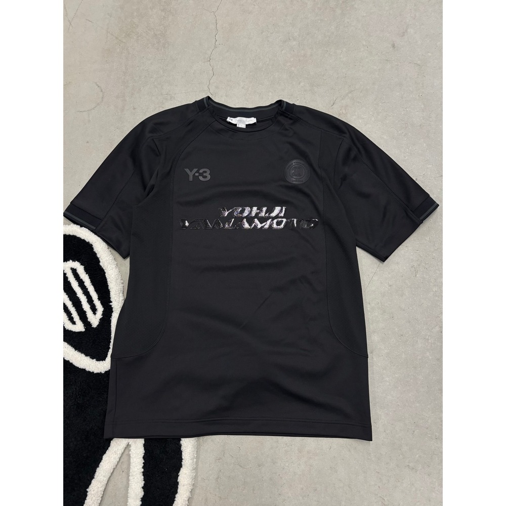 Adidas Y-3 Yohji Yamamoto 20th Anniversary Black Jersey Shirt HM5039 Mens Small
